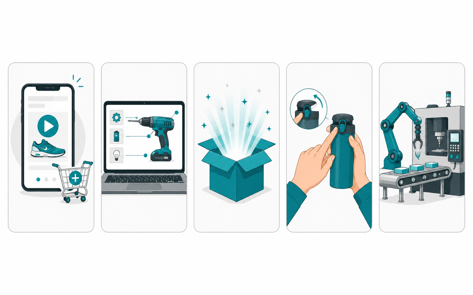5 ประเภทของ Product Video