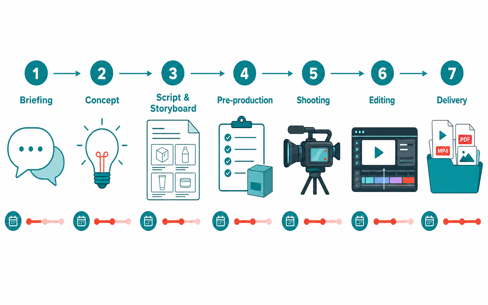 7 ขั้นตอนการผลิต Product Video