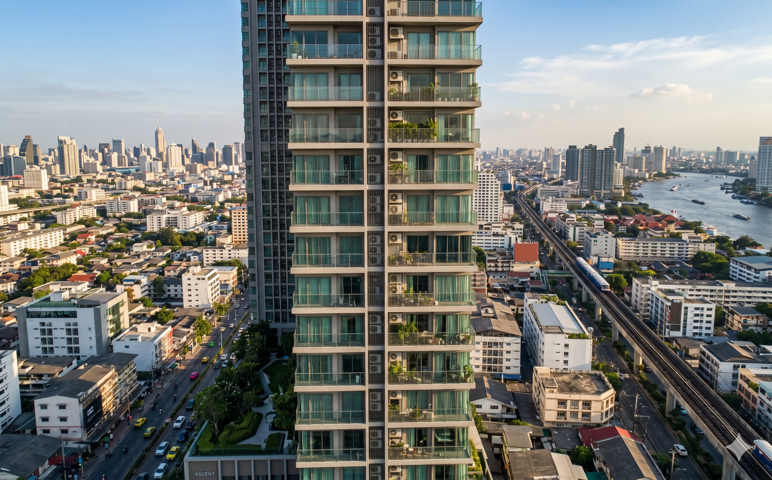 เทคนิค Elevator Shot บินขึ้นตรงจำลองวิวตามชั้นของคอนโดมิเนียม